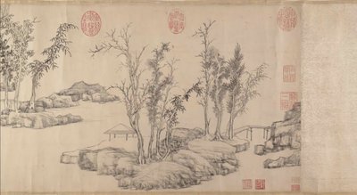Nyári menedékhely az Eastern Grove-ban, adat szerint 1515 előtt. alkotó: Wen Zhengming