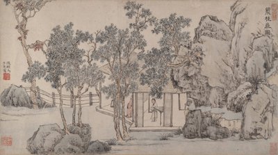 A Cassia Grove Stúdió, kb. 1532. alkotó: Wen Zhengming