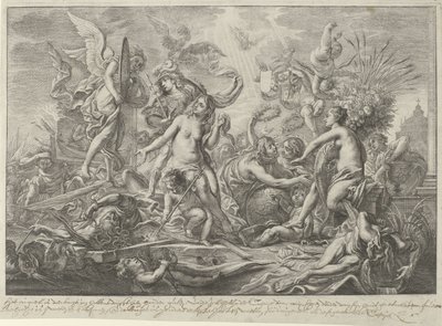 A vesztfáliai béke allegóriája, 1648 alkotó: Wenceslaus Hollar