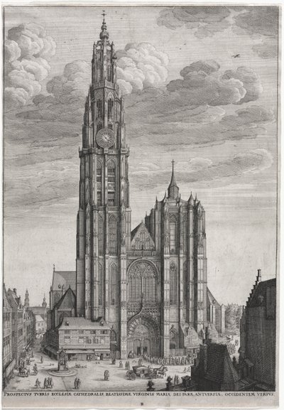 Antwerpeni katedrális alkotó: Wenceslaus Hollar