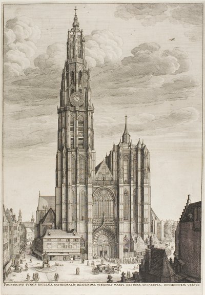 Antwerpeni katedrális alkotó: Wenceslaus Hollar