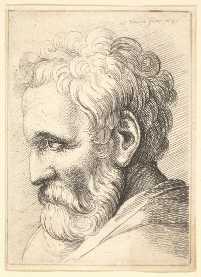 Szakállas öregember alkotó: Wenceslaus Hollar