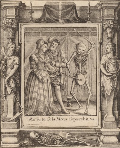 Nászutas pár, 1651. alkotó: Wenceslaus Hollar