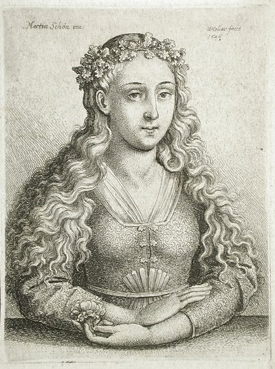 Női mellszobor alkotó: Wenceslaus Hollar