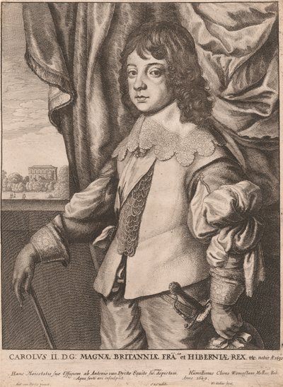 Károly II. DG: Nagy-Britannia Fra. és Írország királya stb. alkotó: Wenceslaus Hollar