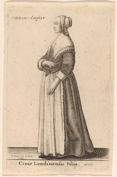 Egy londoni polgár lánya alkotó: Wenceslaus Hollar