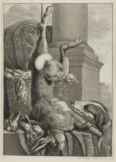 Döglött nyúl alkotó: Wenceslaus Hollar