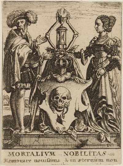 A halál címere alkotó: Wenceslaus Hollar