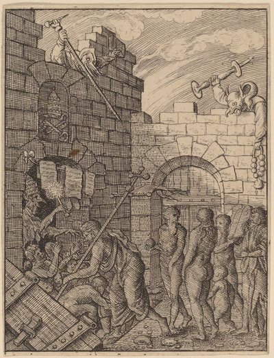 Leszállás a pokolba alkotó: Wenceslaus Hollar