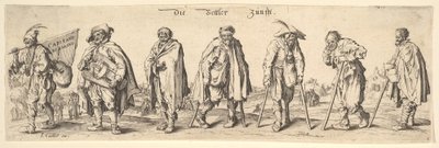 A Koldusok Céhe A hét koldus, 1630. alkotó: Wenceslaus Hollar