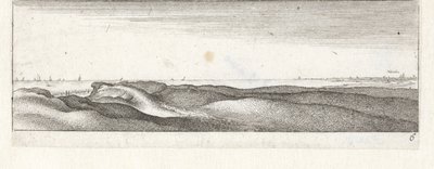 Dűnék Naarden közelében Kis tengeri tájak (sorozat címe) alkotó: Wenceslaus Hollar