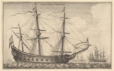 Holland hadihajó, 1647. alkotó: Wenceslaus Hollar