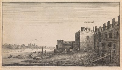 Angol nézetek: Whitehall Lambeth alkotó: Wenceslaus Hollar