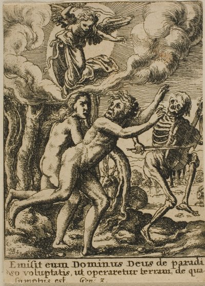 Kiűzetés a Paradicsomból alkotó: Wenceslaus Hollar