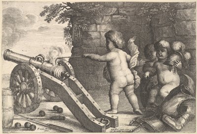 Tűz A négy elem, 1647. alkotó: Wenceslaus Hollar