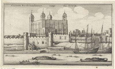 Kilátás a londoni Towerre alkotó: Wenceslaus Hollar