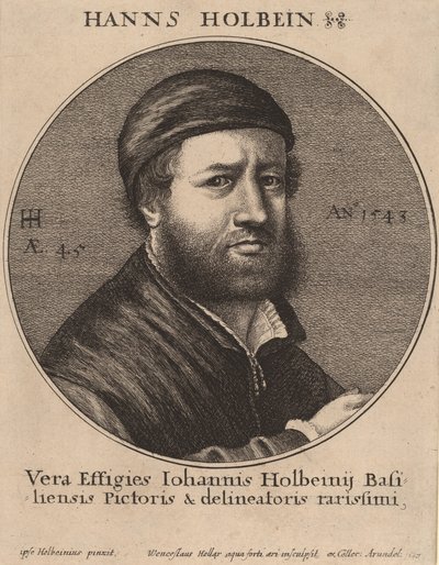 Hans Holbein ifjabb, 1647. alkotó: Wenceslaus Hollar