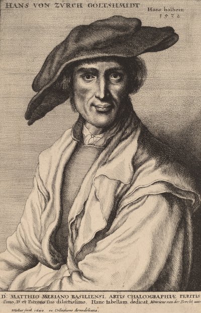 Hans von Zurch, Goldsmith, 1647. alkotó: Wenceslaus Hollar