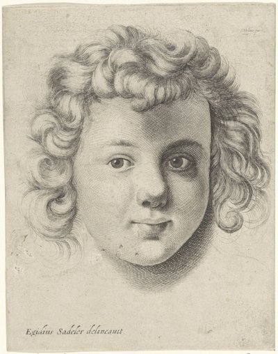 Egy gyerek feje alkotó: Wenceslaus Hollar