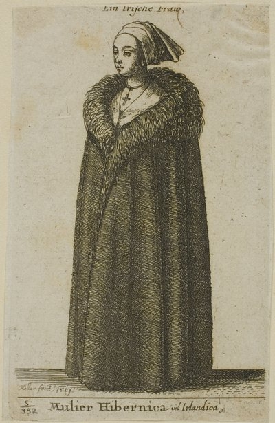 ír nő alkotó: Wenceslaus Hollar