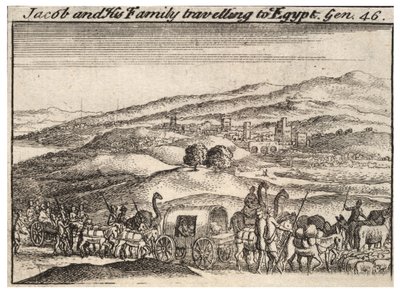 Jákob Egyiptomba utazik. 3. állapot alkotó: Wenceslaus Hollar