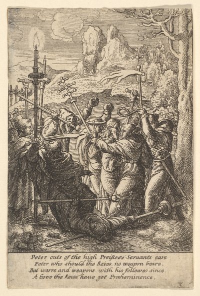 Jézus vette, 1625-77. alkotó: Wenceslaus Hollar