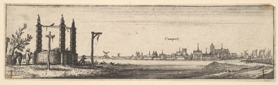 Kampen, 1642-44. alkotó: Wenceslaus Hollar