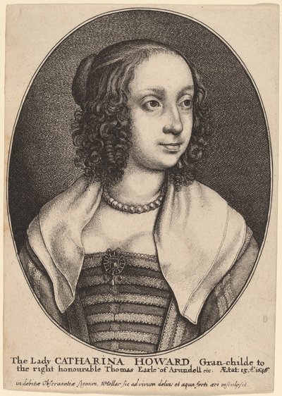 Lady Catherine Howard alkotó: Wenceslaus Hollar