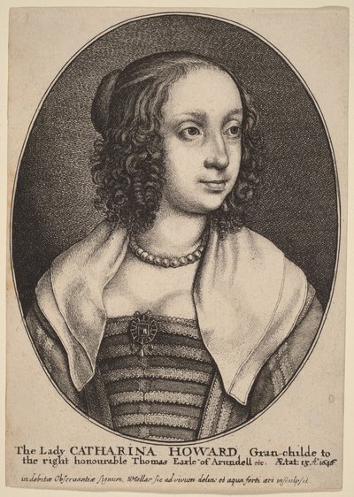 Lady Catherine Howard alkotó: Wenceslaus Hollar