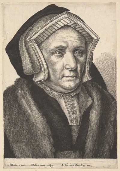 Lady Mary Butts, 1649. alkotó: Wenceslaus Hollar
