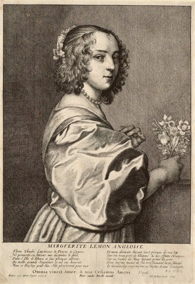 Marguerite Lémon, angol nő alkotó: Wenceslaus Hollar