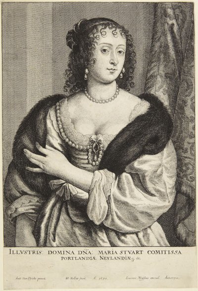 Stuart Mária alkotó: Wenceslaus Hollar