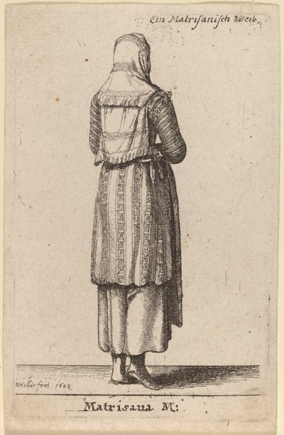 Matrisana M. alkotó: Wenceslaus Hollar
