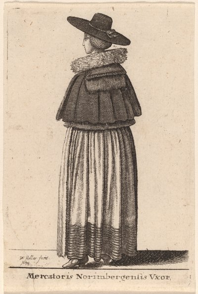 Egy nürnbergi kereskedő felesége alkotó: Wenceslaus Hollar