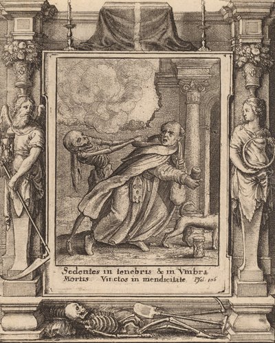 Szerzetes, 1651. alkotó: Wenceslaus Hollar