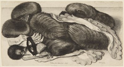 Kézmelegítők és cicomák alkotó: Wenceslaus Hollar