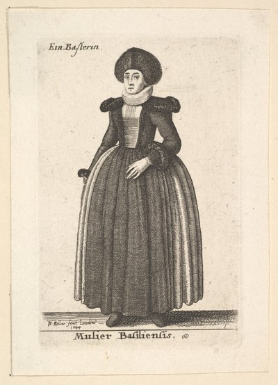 Bázeli nő alkotó: Wenceslaus Hollar