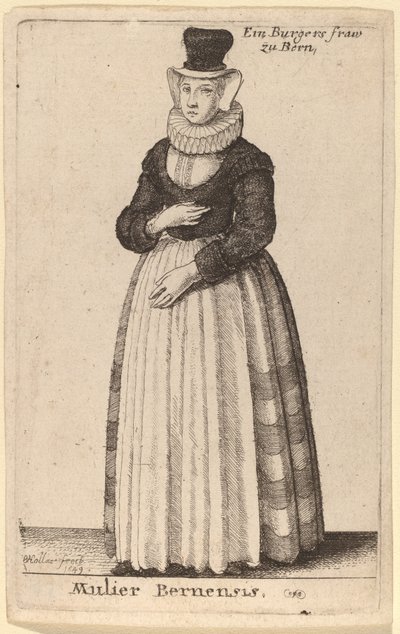 A berni nő alkotó: Wenceslaus Hollar