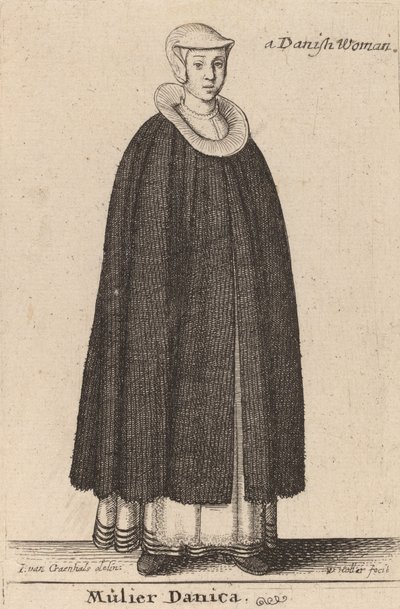 dán nő. alkotó: Wenceslaus Hollar