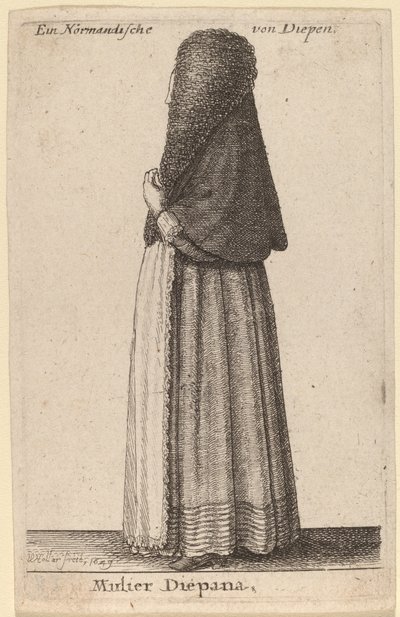 Diepana felesége alkotó: Wenceslaus Hollar