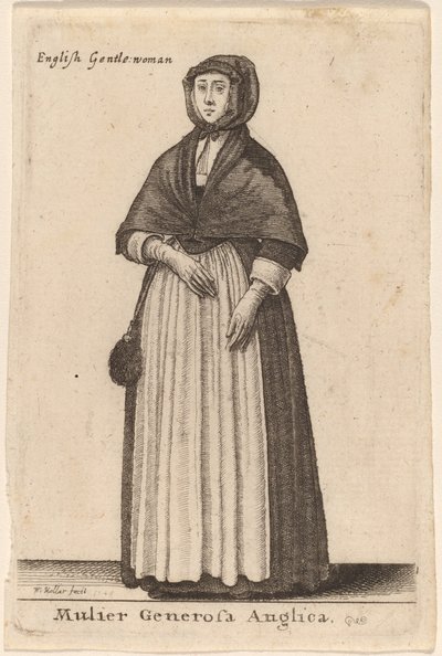 Nagylelkű angol nő alkotó: Wenceslaus Hollar