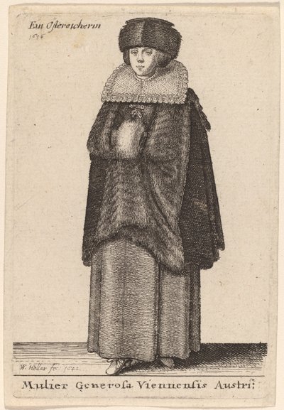 A nagylelkű dél-bécsi nő alkotó: Wenceslaus Hollar