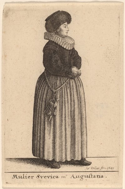 Svéd vagy augusztusi nő alkotó: Wenceslaus Hollar