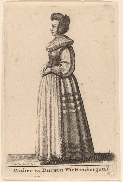 Egy nő a wirttembergi hercegségből alkotó: Wenceslaus Hollar