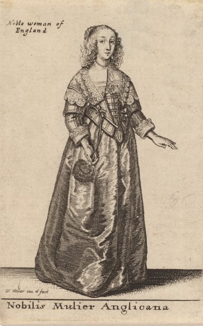 Híres anglikán nő. alkotó: Wenceslaus Hollar