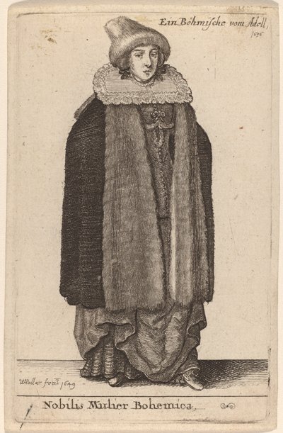 Nemes cseh nő alkotó: Wenceslaus Hollar