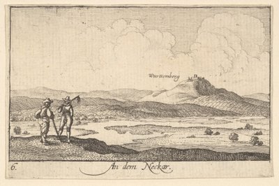 A Neckaron, 1635. alkotó: Wenceslaus Hollar