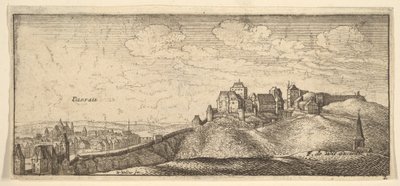 Passau, a „Német látképek” című műből alkotó: Wenceslaus Hollar