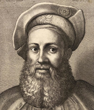 Pietro Aretino portréja, 1670 körül alkotó: Wenceslaus Hollar