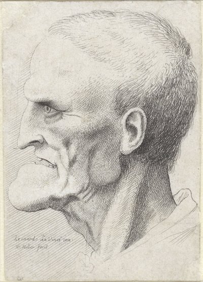 Portréja egy öregember markáns állával alkotó: Wenceslaus Hollar